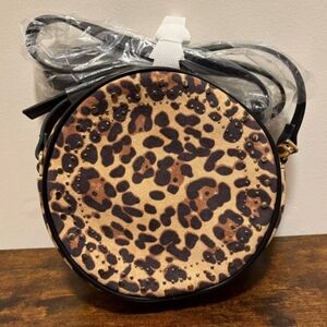NEW INC Crossbody Bag - Leopard Print
